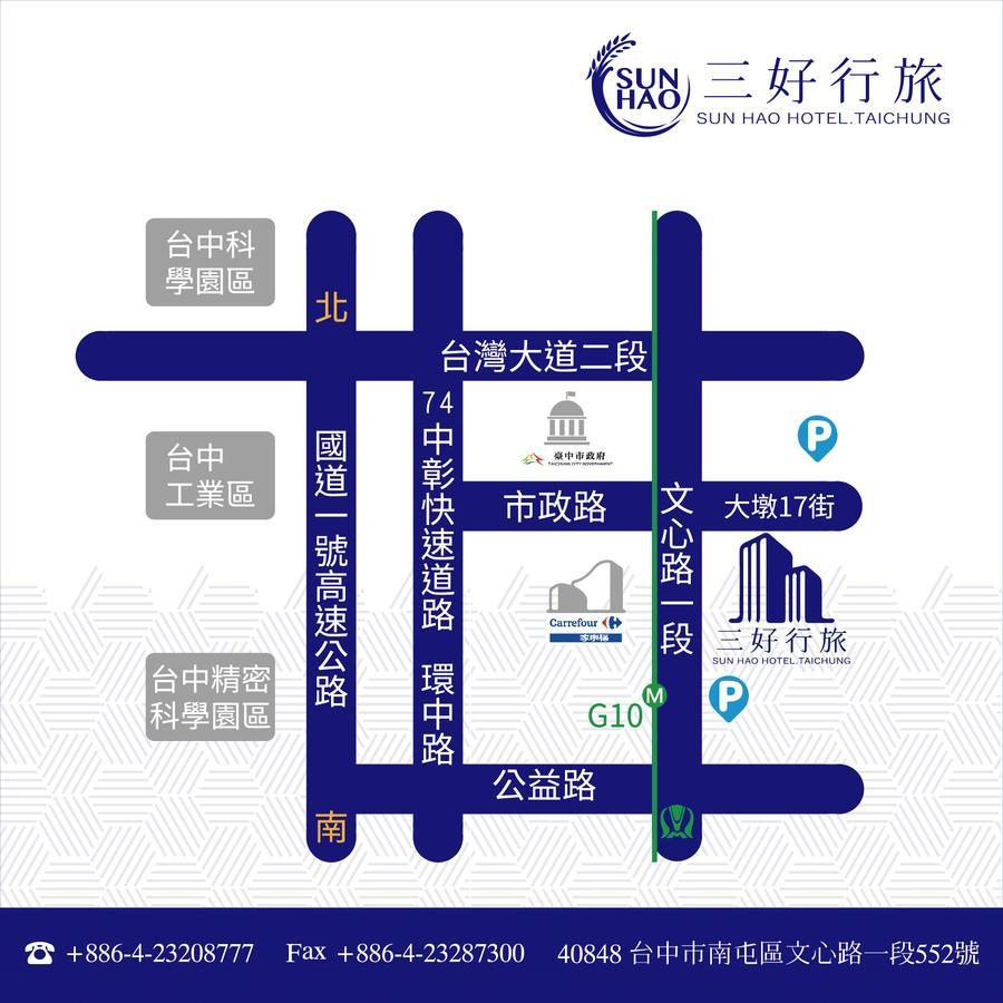 Sun Hao Hotel Taichung Exterior foto